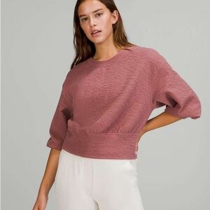 Lululemon Textured  Crewneck Pullover